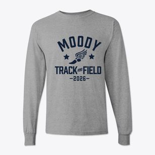 Moody School Track and Field Classic Long Sleeve T-Shirt