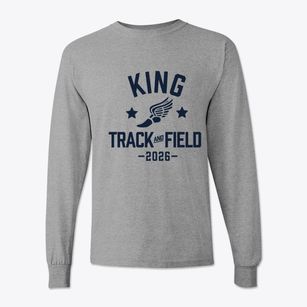King Academy Track and Field Classic Long Sleeve T-Shirt