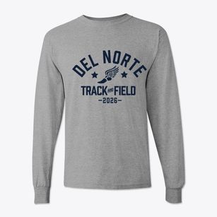 Del Norte High School Track and Field Classic Long Sleeve T-Shirt
