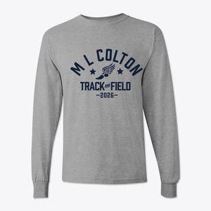 M L Colton Intermediate School Track and Field Classic Long Sleeve T-Shirt