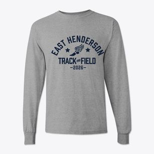 East Henderson High School Track and Field Classic Long Sleeve T-Shirt