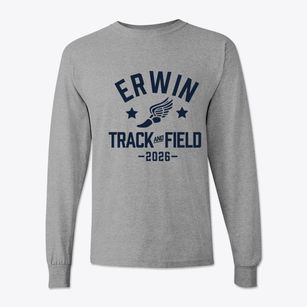 Erwin High School Track and Field Classic Long Sleeve T-Shirt