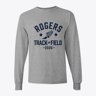 Rogers High School Track and Field Classic Long Sleeve T-Shirt