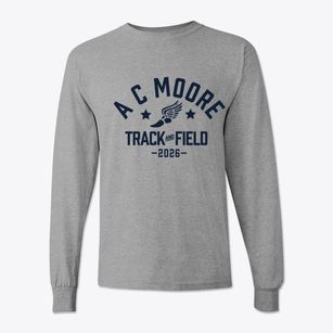 A C Moore Elementary School Track and Field Classic Long Sleeve T-Shirt