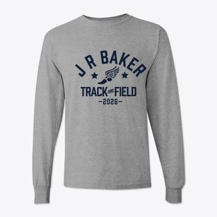 J R Baker Elementary School Track and Field Classic Long Sleeve T-Shirt