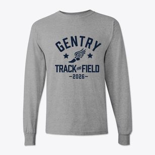 Gentry Elementary School Track and Field Classic Long Sleeve T-Shirt