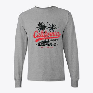  California Surf Beach Paradise Classic Long Sleeve T-Shirt