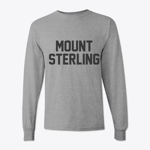 Mount Sterling Illinois Classic Block Classic Long Sleeve T-Shirt