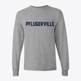 Pflugerville Texas Classic Block Classic Long Sleeve T-Shirt