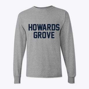 Howards Grove Wisconsin Classic Block Classic Long Sleeve T-Shirt