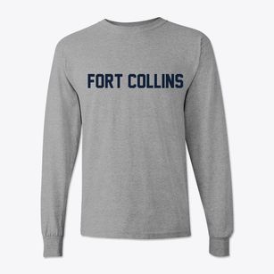 Fort Collins Colorado Classic Block Classic Long Sleeve T-Shirt