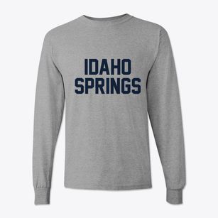 Idaho Springs Colorado Classic Block Classic Long Sleeve T-Shirt