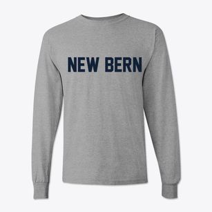 New Bern North Carolina Classic Block Classic Long Sleeve T-Shirt