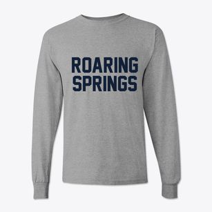 Roaring Springs Texas Classic Block Classic Long Sleeve T-Shirt