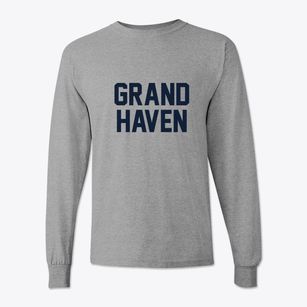 Grand Haven Michigan Classic Block Classic Long Sleeve T-Shirt