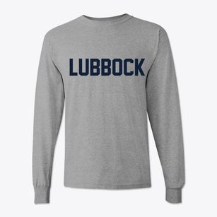 Lubbock Texas Classic Block Classic Long Sleeve T-Shirt