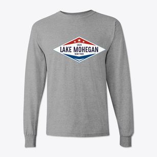 Lake Mohegan New York Diamond Star Classic Long Sleeve T-Shirt