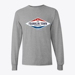 Franklin Town Massachusetts Diamond Star Classic Long Sleeve T-Shirt