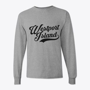Westport Island Maine Vintage Team Classic Long Sleeve T-Shirt