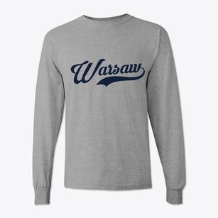 Warsaw New York Vintage Team Classic Long Sleeve T-Shirt