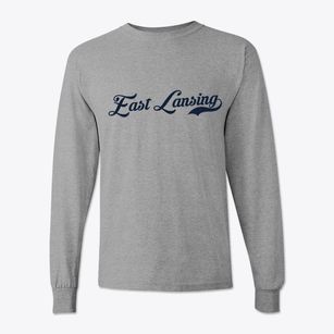 East Lansing Michigan Vintage Team Classic Long Sleeve T-Shirt