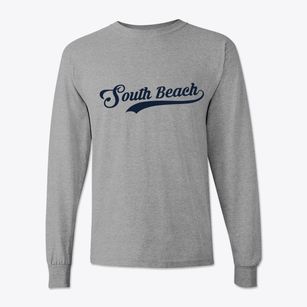 South Beach Florida Vintage Team Classic Long Sleeve T-Shirt