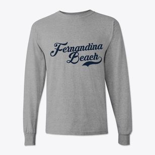 Fernandina Beach Florida Vintage Team Classic Long Sleeve T-Shirt