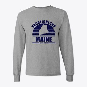  Maine Sunset Classic Long Sleeve T-Shirt