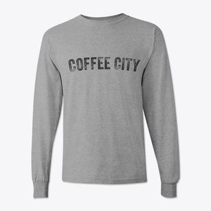 Coffee City Texas Timeless Retro Classic Long Sleeve T-Shirt