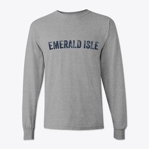 Emerald Isle North Carolina Timeless Retro Classic Long Sleeve T-Shirt