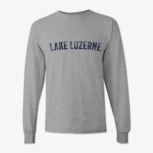 Lake Luzerne New York Timeless Retro Classic Long Sleeve T-Shirt