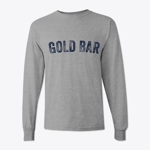 Gold Bar Washington Timeless Retro Classic Long Sleeve T-Shirt