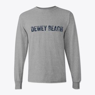 Dewey Beach Delaware Timeless Retro Classic Long Sleeve T-Shirt