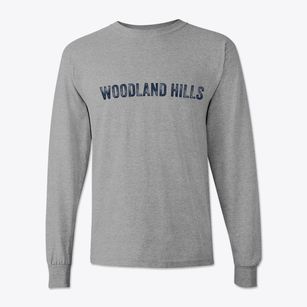 Woodland Hills Nebraska Timeless Retro Classic Long Sleeve T-Shirt