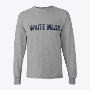 White Mesa Utah Timeless Retro Classic Long Sleeve T-Shirt
