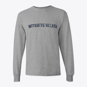 Mccartys Village New Mexico Timeless Retro Classic Long Sleeve T-Shirt