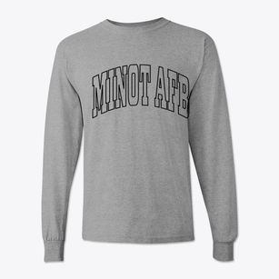 Minot Afb North Dakota Trendy Block Classic Long Sleeve T-Shirt
