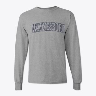 Waynesboro Georgia Trendy Block Classic Long Sleeve T-Shirt