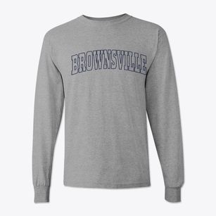 Brownsville Texas Trendy Block Classic Long Sleeve T-Shirt