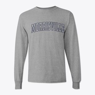 Morrisville North Carolina Trendy Block Classic Long Sleeve T-Shirt
