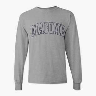 Macomb New York Trendy Block Classic Long Sleeve T-Shirt