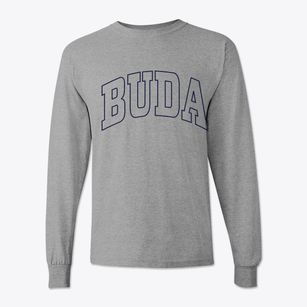 Buda Illinois Trendy Block Classic Long Sleeve T-Shirt