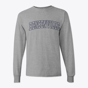 Bensenville Illinois Trendy Block Classic Long Sleeve T-Shirt