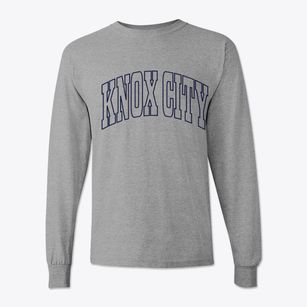 Knox City Missouri Trendy Block Classic Long Sleeve T-Shirt