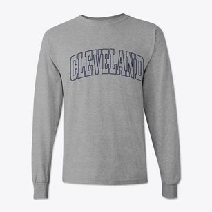 Cleveland Mississippi Trendy Block Classic Long Sleeve T-Shirt