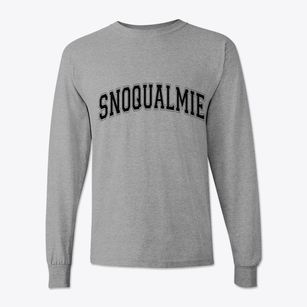 Snoqualmie Washington Varsity Classic Long Sleeve T-Shirt