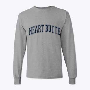 Heart Butte Montana Varsity Classic Long Sleeve T-Shirt