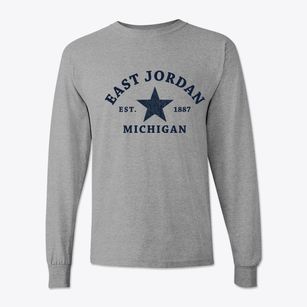 East Jordan Michigan Star Classic Long Sleeve T-Shirt