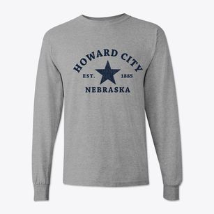 Howard City Nebraska Star Classic Long Sleeve T-Shirt