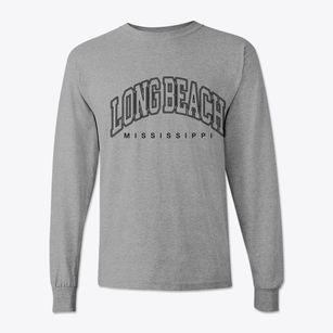 Long Beach Mississippi Inline Classic Long Sleeve T-Shirt